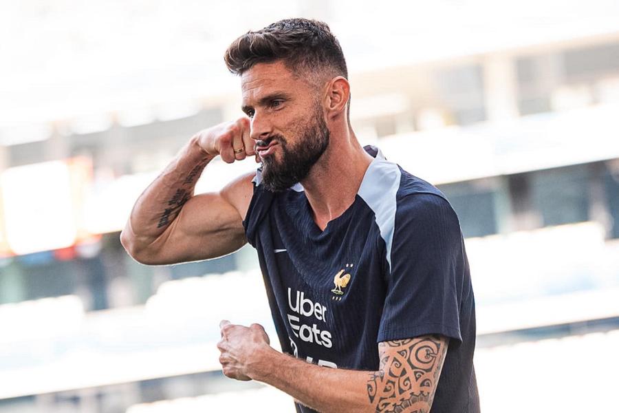 Olivier Giroud vrea să cucerească Euro 2024 înainte de retragere. Foto: Equipe de France de Football Olivier Giroud, discurs motivator înainte de Euro 2024: „E competiția la care visez!”