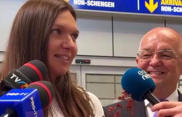 Simona Halep a ajuns la Cluj » Cum a așteptat-o Emil Boc