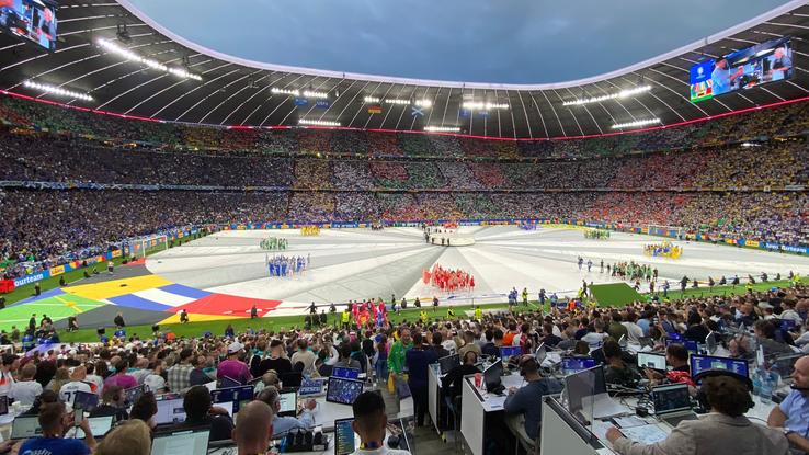 Germania - Scoția, ceremonia de deschidere / Sursă foto: Andrei Crăițioiu (GSP)