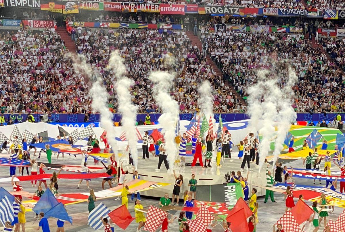 Germania - Scoția, partida inaugurală de la Campionatul European (festivitatea de deschidere)