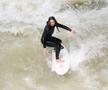 Surf în Englischer Garten FOTO: Ionuț Iordache (GSP)