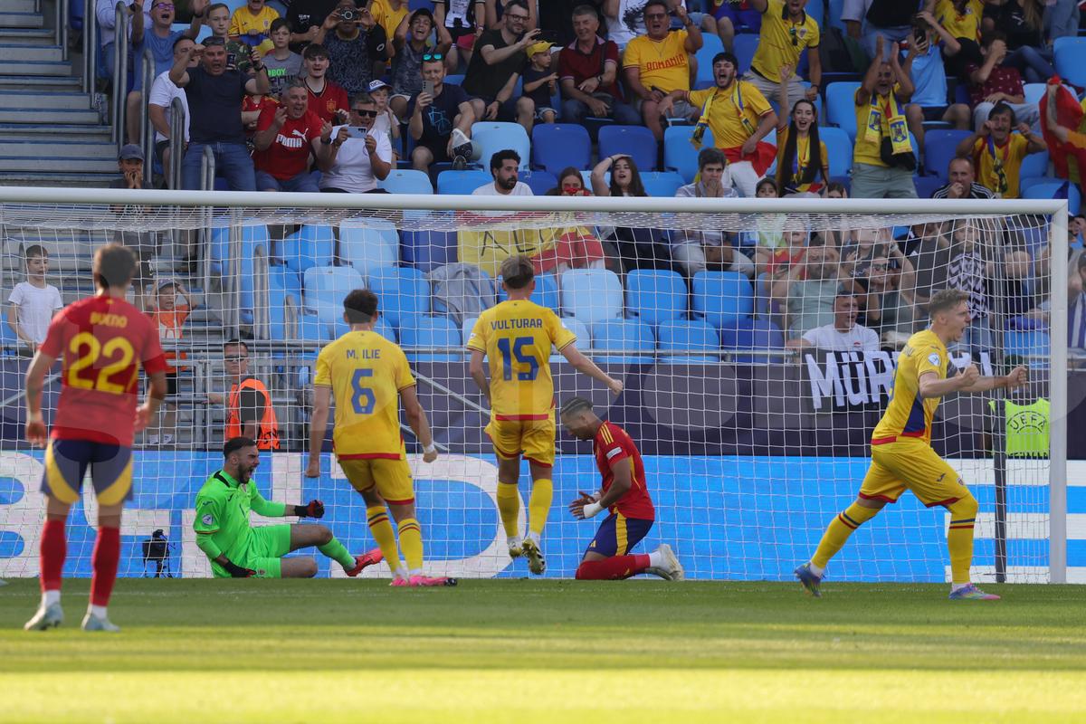 Imagini bune din Spania U21 - România U21 2-1