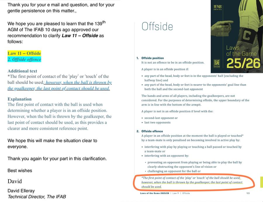 Un club de liga a treia schimbă o lege a fotbalului! » IFAB admite scăparea, actualizând rapid textul regulii