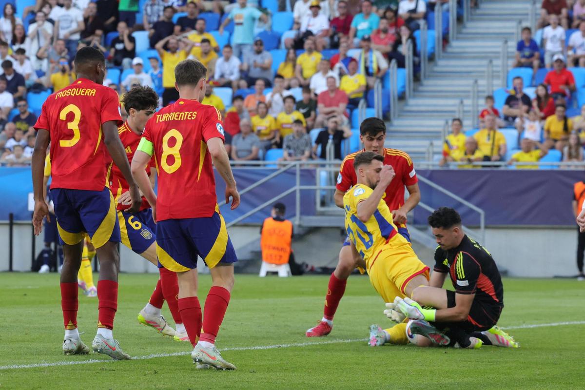 România U21 a solicitat o lovitură de la 11 metri la meciul cu Spania U21 + ocazii uriașe
