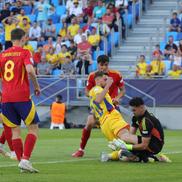 România U21 a solicitat o lovitură de la 11 metri la meciul cu Spania U21 + ocazii uriașe. FOTO: Ionuț Iordache