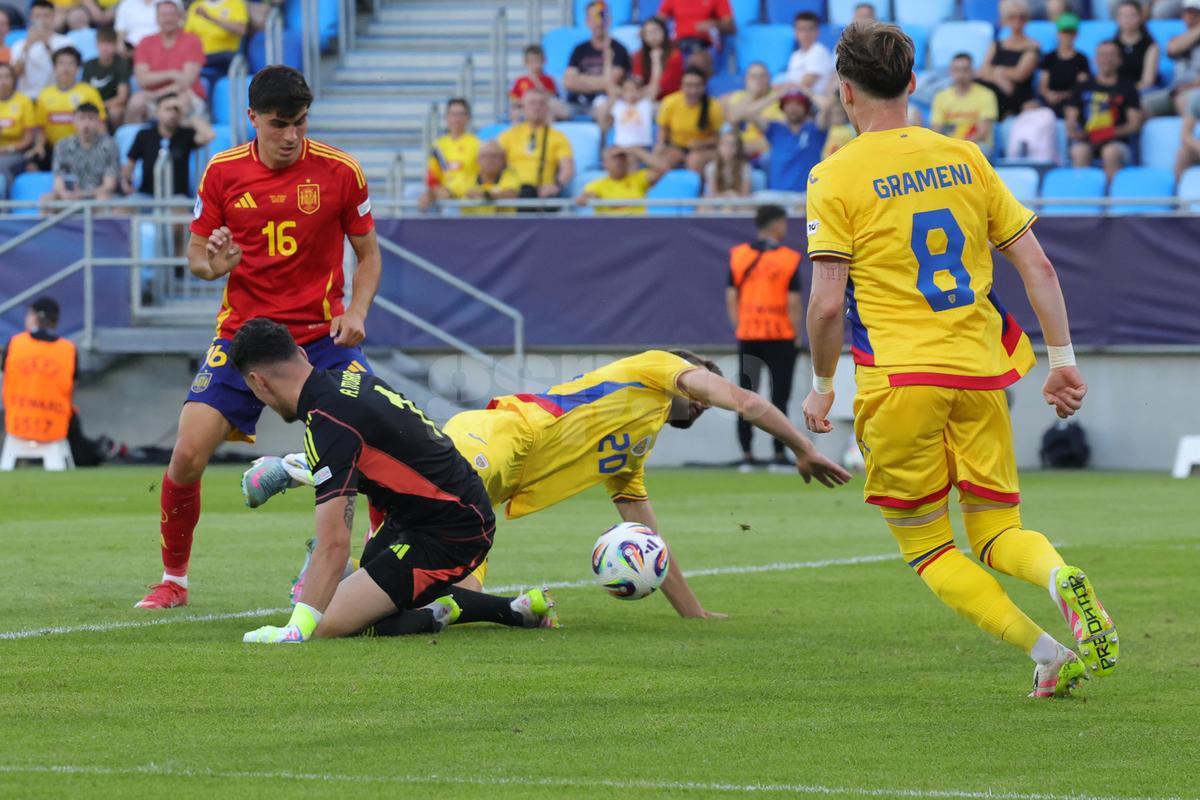 Imagini bune din Spania U21 - România U21 2-1