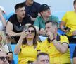 Andra Teodorescu, soția lui Daniel Pancu n-a ratat meciul cu Spania de la Bratislava. Foto: Ionuț Iordache (GSP.RO)