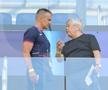 Daniel Pancu, ședință cu Mircea Lucescu înainte de Spania - România, de la Euro U21. Foto: Ionuț Iordache (GSP.RO)
