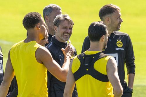 Niko Kovac, în timpul unui antrenament oficial al Borussiei Dortmund // FOTO: Getty Images