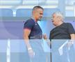 Daniel Pancu, ședință cu Mircea Lucescu înainte de Spania - România, de la Euro U21. Foto: Ionuț Iordache (GSP.RO)