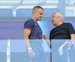 Daniel Pancu, ședință cu Mircea Lucescu înainte de Spania - România, de la Euro U21. Foto: Ionuț Iordache (GSP.RO)