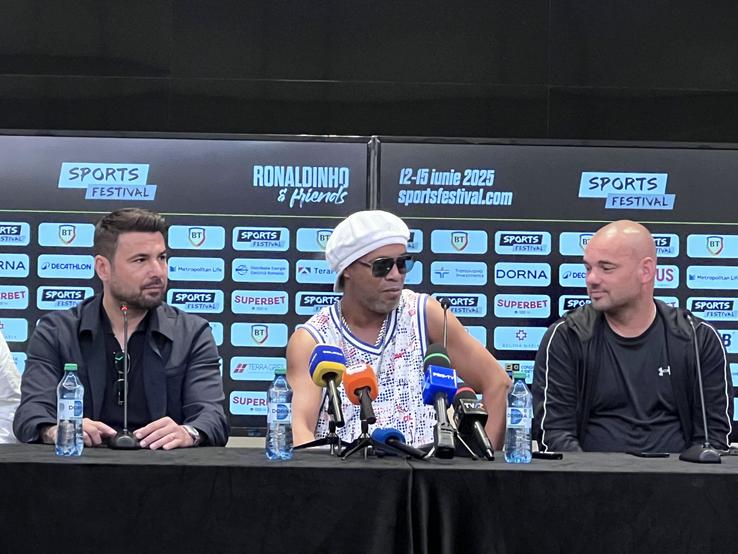 Ronaldinho, la Cluj, pentru Sports Festival