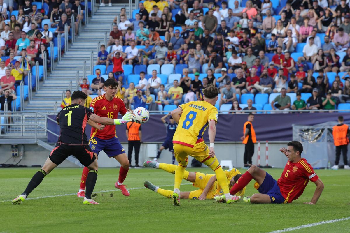 România U21 a solicitat o lovitură de la 11 metri la meciul cu Spania U21 + ocazii uriașe
