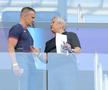 Daniel Pancu, ședință cu Mircea Lucescu înainte de Spania - România, de la Euro U21. Foto: Ionuț Iordache (GSP.RO)