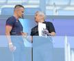 Daniel Pancu, ședință cu Mircea Lucescu înainte de Spania - România, de la Euro U21. Foto: Ionuț Iordache (GSP.RO)