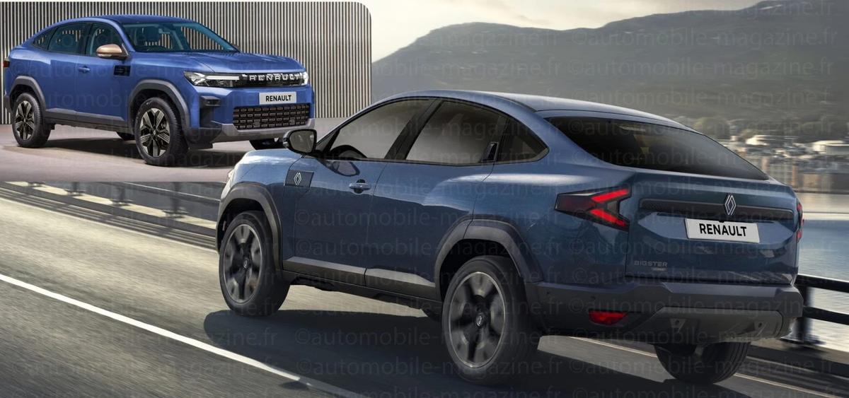 Noua Dacia Bigster, prezentata sub forma de SUV Coupe / foto: Automobile Magazine