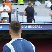 Teo Meluta la Spania - Romania Under 21. Foto: Ionuț Iordache (GSP.RO)
