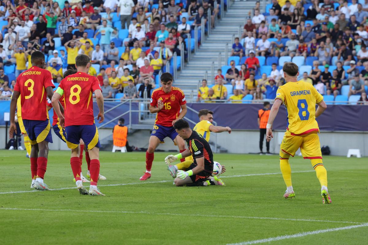 România U21 a solicitat o lovitură de la 11 metri la meciul cu Spania U21 + ocazii uriașe