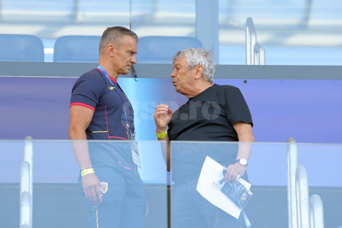 Daniel Pancu, ședință de „taină” cu Mircea Lucescu, înainte de România U21 - Spania