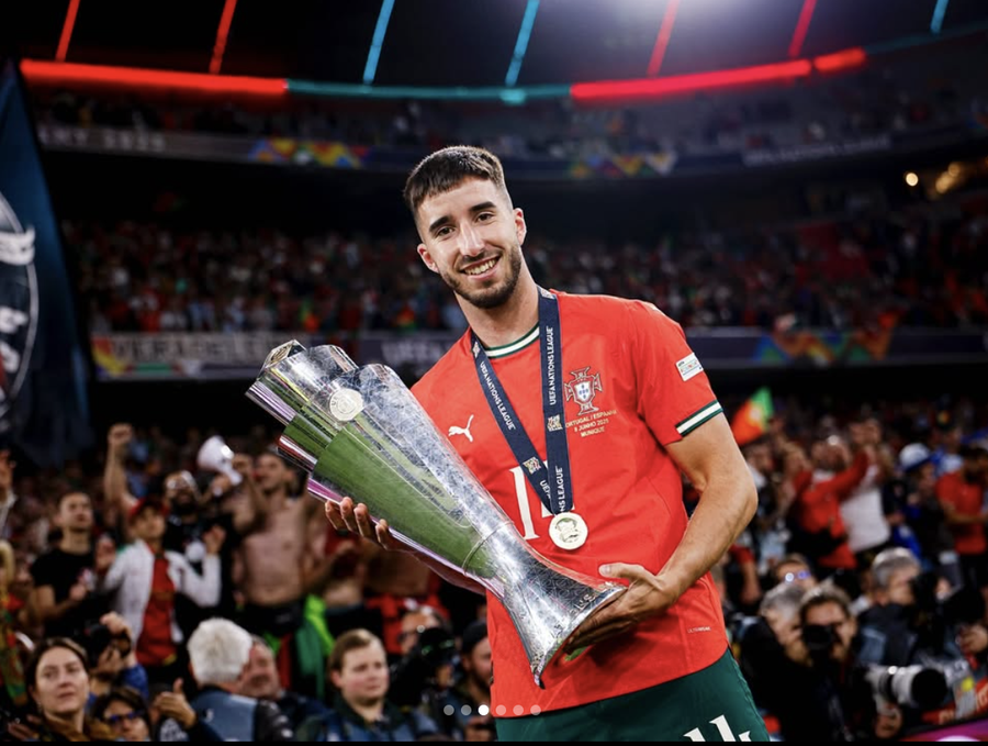 Goncalo Inacio, după finala UEFA Nations League (ediția 2024/2025) // FOTO: Instagram Goncalo Inacio Liverpool vrea să betoneze defensiva » „Cormoranii” se luptă cu Manchester United și Newcastle pentru transfer