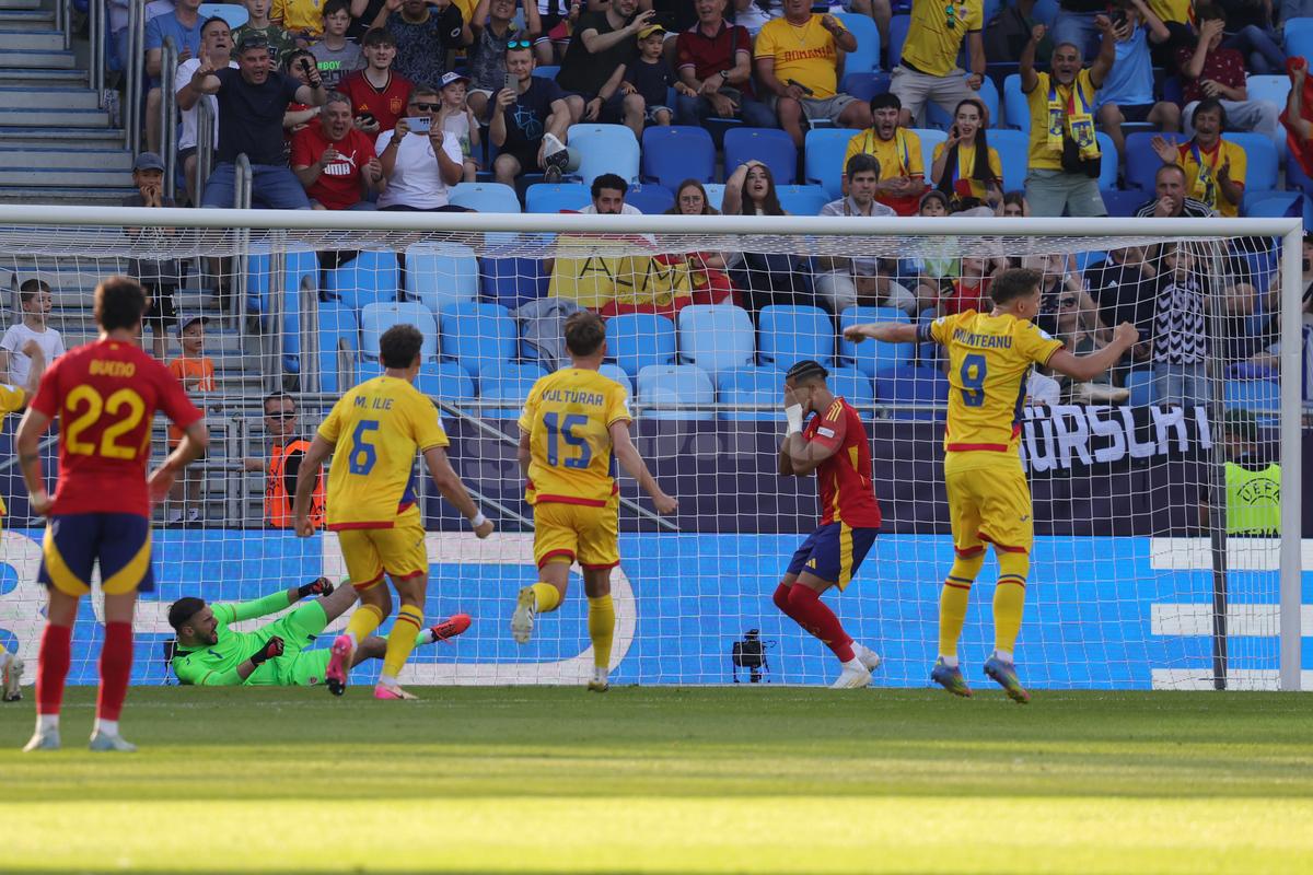 Imagini bune din Spania U21 - România U21 2-1