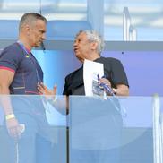Daniel Pancu, ședință cu Mircea Lucescu înainte de Spania - România, de la Euro U21. Foto: Ionuț Iordache (GSP.RO)