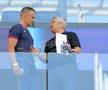 Daniel Pancu, ședință cu Mircea Lucescu înainte de Spania - România, de la Euro U21. Foto: Ionuț Iordache (GSP.RO)