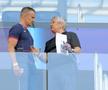 Daniel Pancu, ședință cu Mircea Lucescu înainte de Spania - România, de la Euro U21. Foto: Ionuț Iordache (GSP.RO)