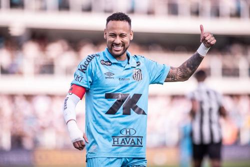 Neymar, căpitanul lui Santos FC, a jucat ultima oară pe 23 mai în Cupa Braziliei, în meciul pierdut cu Clube de Regatas la loviturile de departajare / Foto: Imago