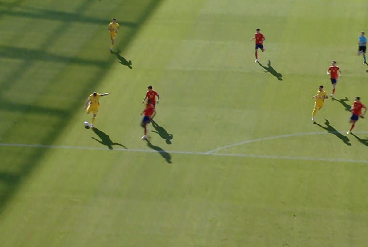 Nici n-au văzut-o! Louis Munteanu, gol DE VIS contra Spaniei la Euro U21!