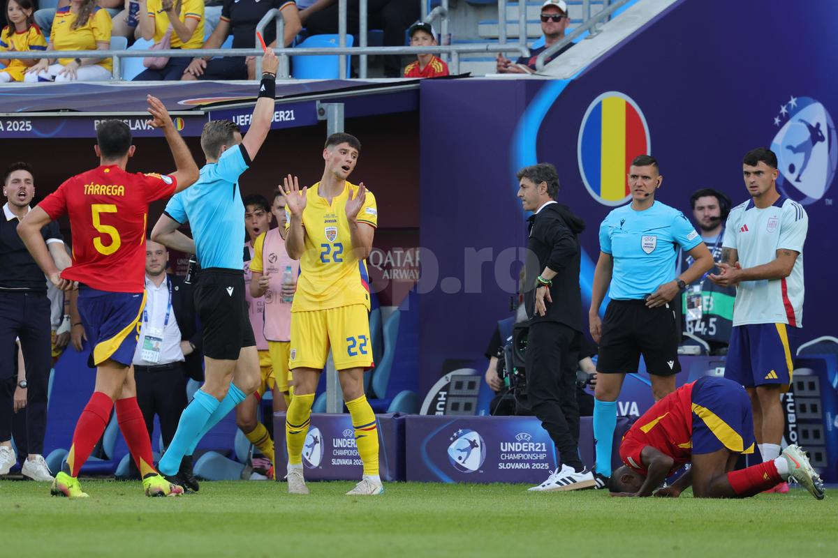 Imagini bune din Spania U21 - România U21 2-1