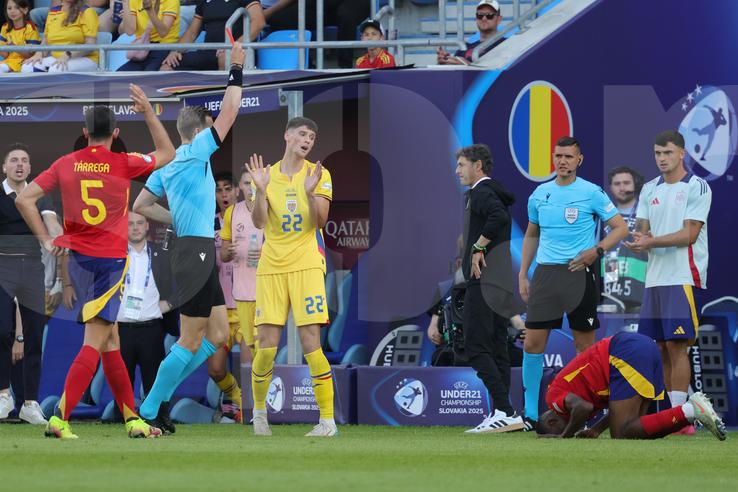 Vladislav Blănuță. Imagini din timpul meciului Spania U21 - România U21 2-1 FOTO: Ionuţ Iordache (FOTO)