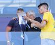 Daniel Pancu, ședință cu Mircea Lucescu înainte de Spania - România, de la Euro U21. Foto: Ionuț Iordache (GSP.RO)