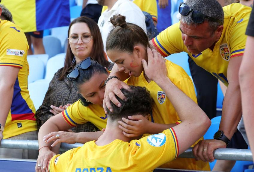 Andrei Borza, consolat de familie după meciul cu Spania / FOTO: Ionuț Iordache (GSP)