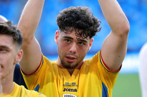 Andrei Borza, copleșit la finalul meciului cu Spania de la Euro U21 / FOTO: Ionuț Iordache (GSP)