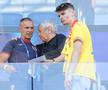Daniel Pancu, ședință cu Mircea Lucescu înainte de Spania - România, de la Euro U21. Foto: Ionuț Iordache (GSP.RO)