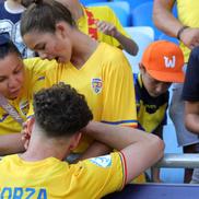 Andrei Borza, consolat de familie după meciul cu Spania / FOTO: Ionuț Iordache (GSP)
