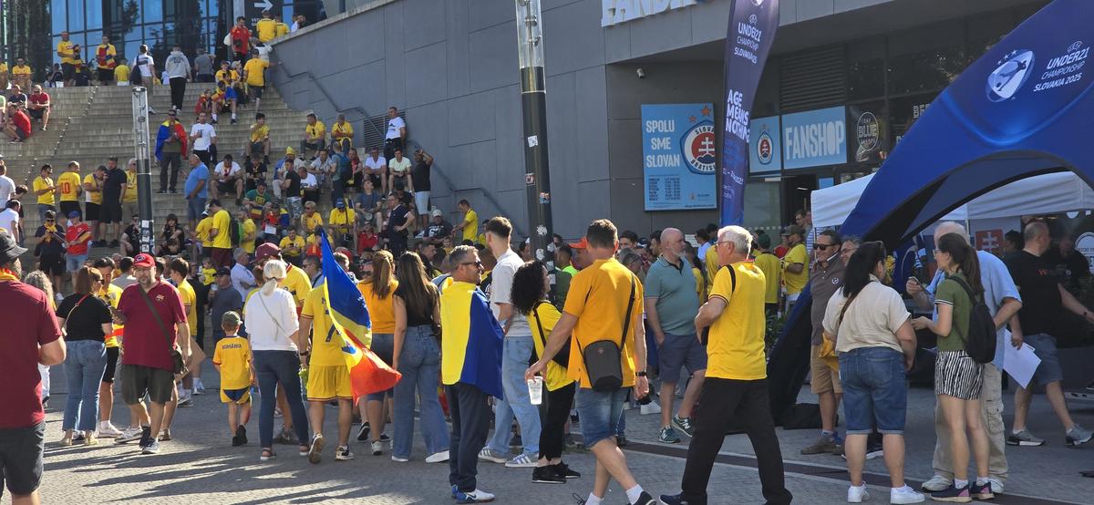 Spania U21 - România U21, imagini înaintea partidei de la Bratislava