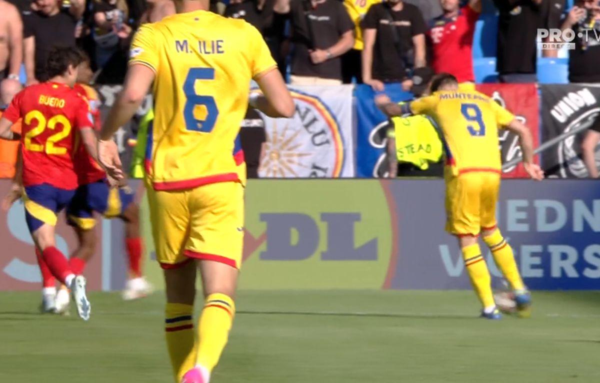 Louis Munteanu, gol fabulos în Spania - România la Euro U21