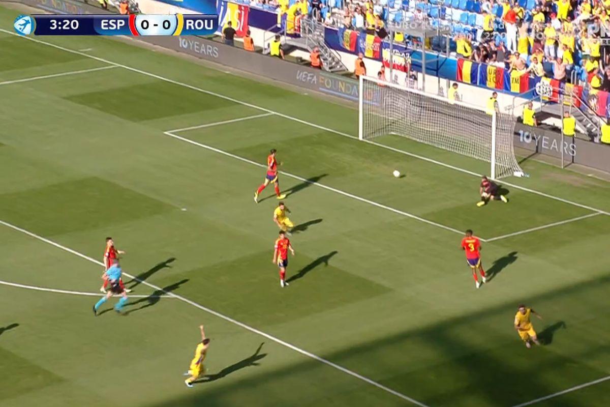 Louis Munteanu, gol fabulos în Spania - România la Euro U21