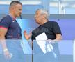 Daniel Pancu, ședință cu Mircea Lucescu înainte de Spania - România, de la Euro U21. Foto: Ionuț Iordache (GSP.RO)