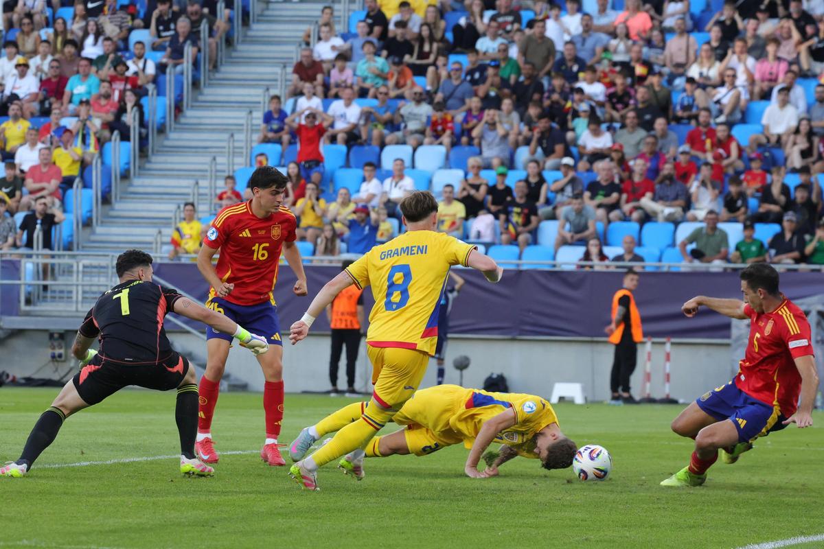 România U21 a solicitat o lovitură de la 11 metri la meciul cu Spania U21 + ocazii uriașe