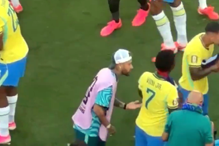 Clipul viral cu Neymar din pauza de hidratare a meciului Brazilia - Maroc