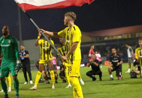 Tabuncic a debutat la Dinamo în august 2025 / Sursă foto: Facebook@ Dinamo București