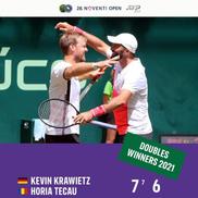 Kewin Krawietz și Horia Tecău, campioni la Halle 2021 Foto: Instagram/ATP Halle