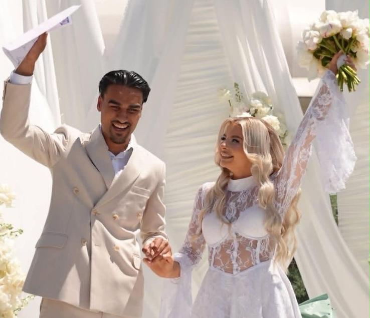 Ștefan Baiaram și Cristina Răduț s-au căsătorit // foto: instagram @baiaram_stefan