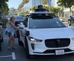 Imagini cu mașina Waymo în Los Angeles FOTO: Ionuț Iordache (GSP)