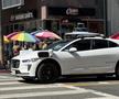 Imagini cu mașina Waymo în Los Angeles FOTO: Ionuț Iordache (GSP)