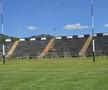 Lucrări la stadionul din Petroșani / FOTO: Facebook @Tiberiu Iacob-Ridzi