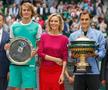 Ralf Weber alături de Alexander Zverev, Eva Herzigova și Roger Federer în 2018, la Halle Foto: Imago Images